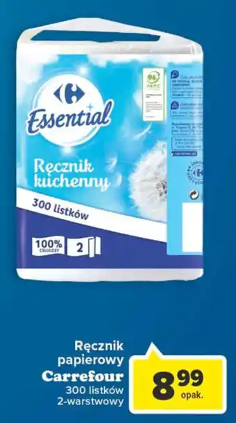 Carrefour Market Carrefour Ręcznik papierowy 300 listków oferta