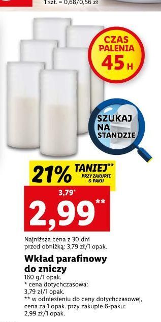 Lidl Wkład parafinowy oferta