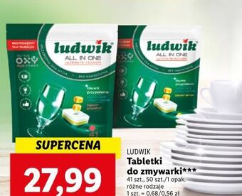 Lidl Tabletki do zmywarek lemon ludwik all in one oferta