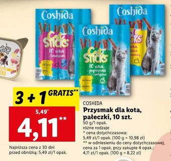 Lidl Przysmak dla kotów z drobiu coshida oferta