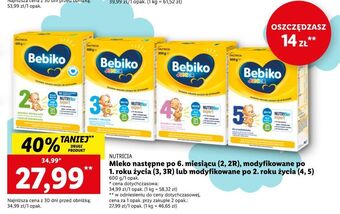 Lidl Mleko 3 bebiko junior oferta
