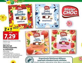 Lidl Pianka & galaretka malina mister choc oferta