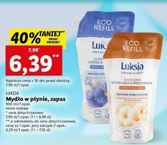Mydło w płynie cotton milk & provitamin b5 luksja creamy soft