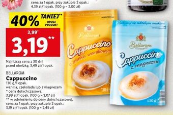Lidl Cappuccino waniliowe bellarom cappucccino oferta