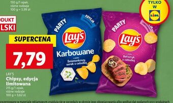 Lidl Chipsy befsztyk z cebulką lay's oferta