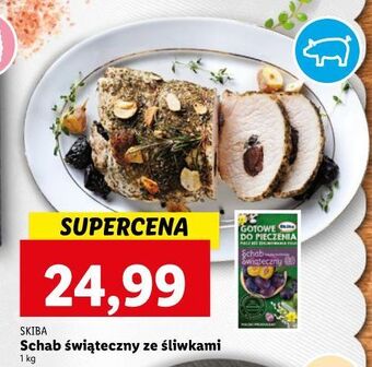 Lidl Schab ze śliwką skiba gotowe do pieczenia oferta