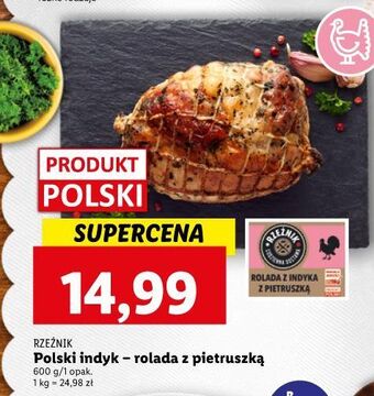 Lidl Rolada z indyka pietruszką rzeźnik codzienna dostawa oferta