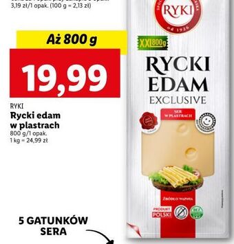 Lidl Ser rycki edam ryki oferta