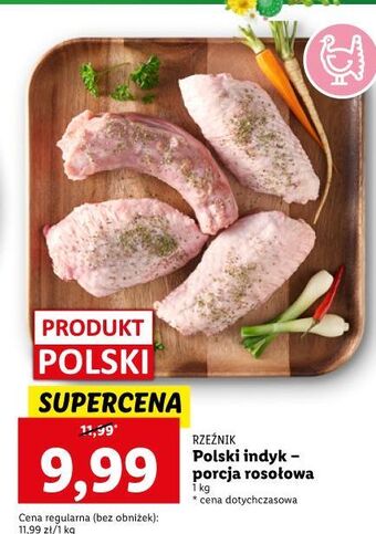 Lidl Porcja rosołowa z indyka rzeźnik codzienna dostawa oferta