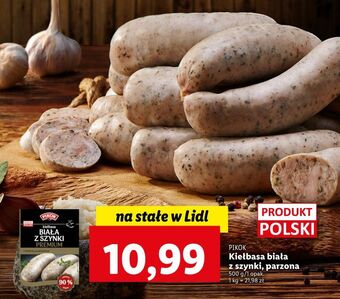 Lidl Kiełbasa biała parzona pikok oferta