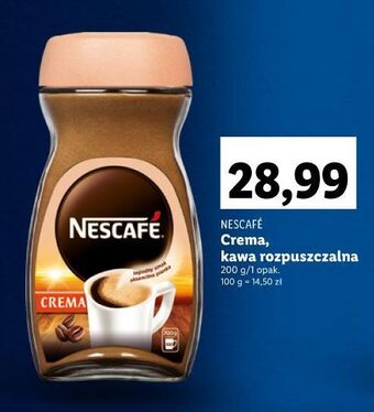 Lidl Kawa nescafe crema oferta