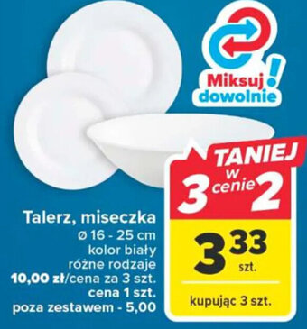 Carrefour Market Talerz, miseczka oferta