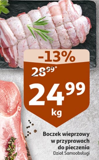 Auchan Boczek wieprzowy w przyprawach oferta