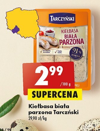 Biedronka Kiełbasa biała parzona oferta