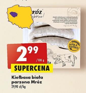 Biedronka Kiełbasa biała parzona oferta