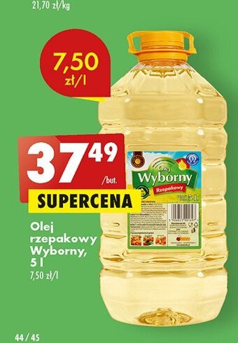 Biedronka Olej rzepakowy oferta