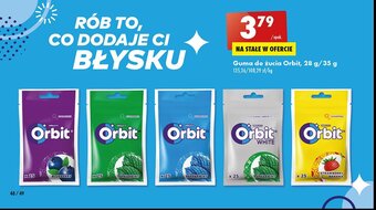 Biedronka Guma do żucia spearmint saszetka oferta
