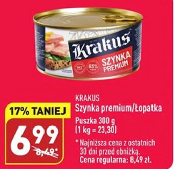 ALDI Krakus Szynka premium/Łopatka 300g oferta