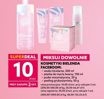 Dealz Woda micelarna do oczyszczania twarzy face boom oferta