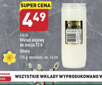 ALDI Calix Wkład olejowy do znicza 215g oferta