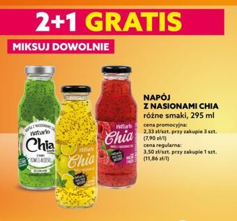 Napój chia malina mięta naturio chia