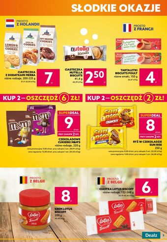 Dealz Ciasteczka z nadzieniem jabłkowym merba oferta