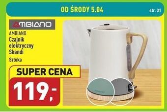 ALDI Czajnik elektryczny skandi ambiano oferta