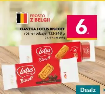 Dealz Ciastka z czekoladą lotus biscoff oferta