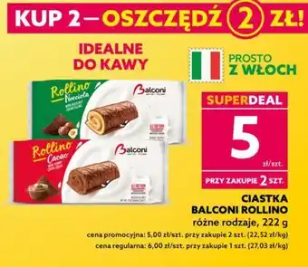 Dealz Rolada czekoladowa balconi oferta