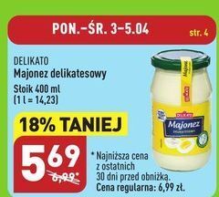 ALDI Majonez delikatesowy delikato oferta