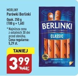 ALDI Parówki classic morliny berlinki oferta