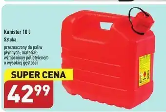 ALDI Kanister plastikowy 10 l oferta