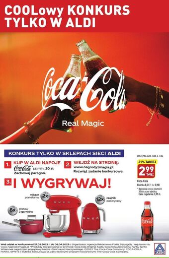 ALDI Napój coca-cola oferta