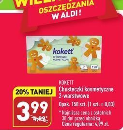 ALDI Chusteczki kosmetyczne kokett oferta