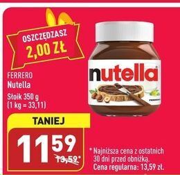 ALDI Krem czekoladowo-orzechowy nutella oferta