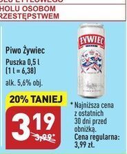 ALDI Piwo żywiec jasne pełne oferta