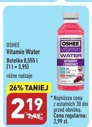 ALDI Napój witaminy i minerały oshee vitamin water oferta
