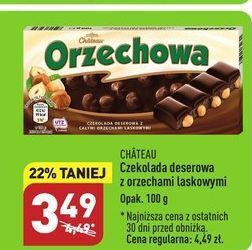 ALDI Czekolada deserowa z całymi orzechami chateau oferta