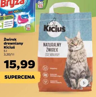 Netto Naturalny żwirek drewniany dla kota kiciuś oferta
