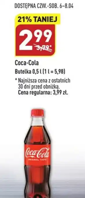 ALDI Coca-Cola 0,5l oferta