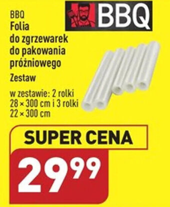 ALDI BBQ Folia do zgrzewarek, do pakowania próżniowego oferta