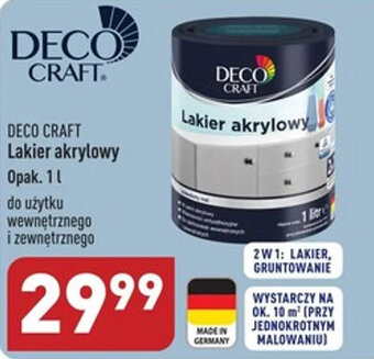 ALDI Deco Craft Lakier akrylowy 1l oferta