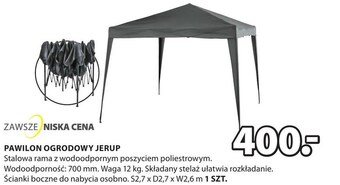 JYSK Pawilon ogrodowy oferta