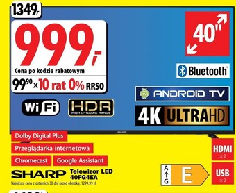 Media Expert Telewizor sharp oferta