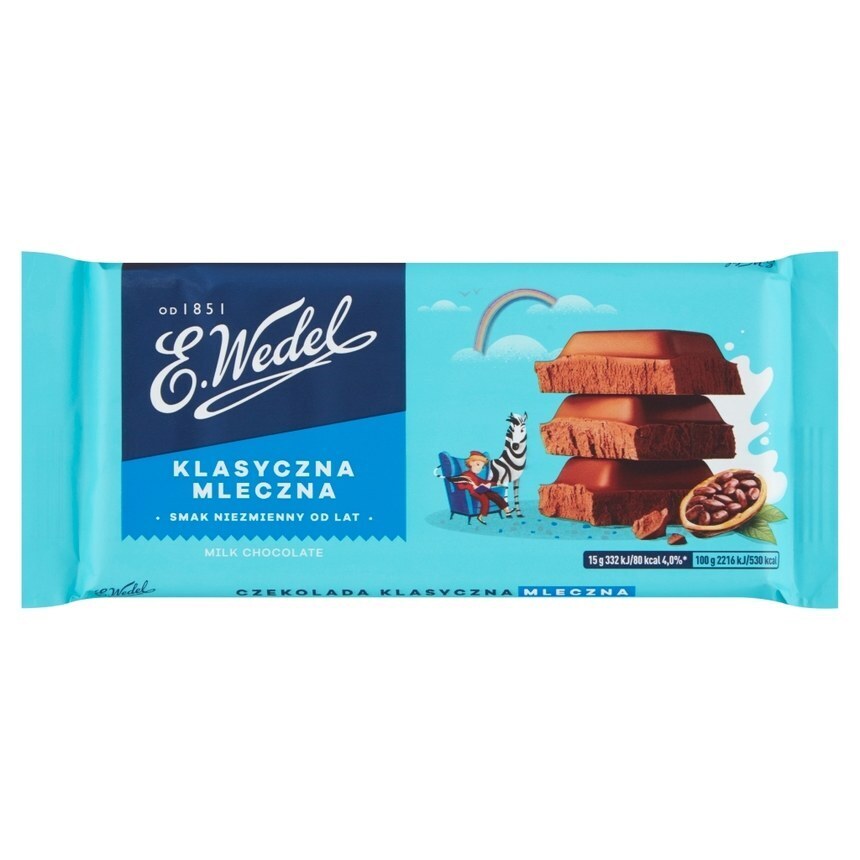 Top Market E. wedel czekolada klasyczna mleczna 90 g oferta