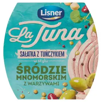 Selgros Lisner la tuna sałatka z tuńczykiem w stylu śródziemnomorskim z warzywami 160 g oferta