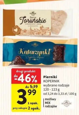 Intermarche Pierniki w czekoladzie kopernik katarzynki oferta