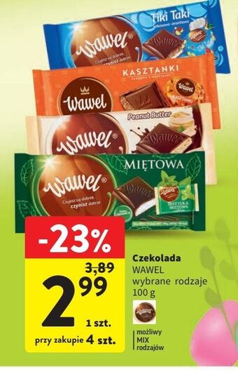 Intermarche Czekolada wawel kasztanki oferta