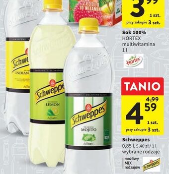 Intermarche Napój lemon schweppes oferta