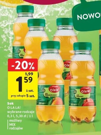 Intermarche Sok jabłkowy o la la! oferta